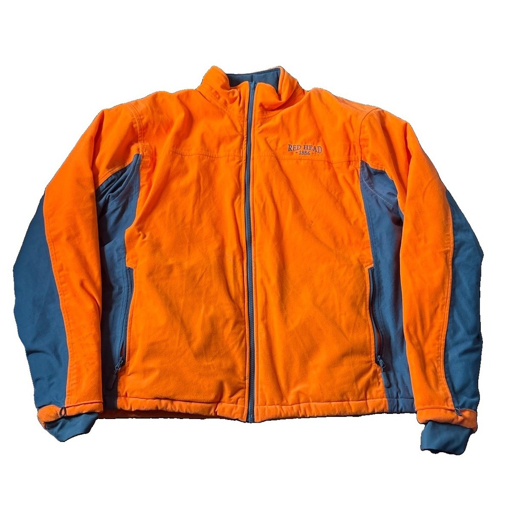 RedHead Orange Hunting Jacket Thick Insulated Full Zip Coat Mens XL